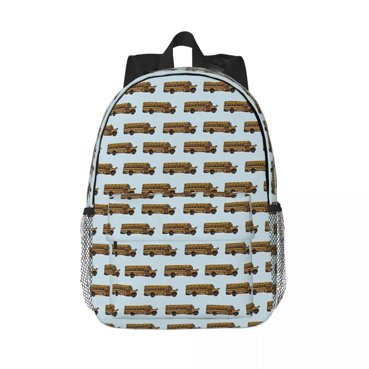 Mochilas de ônibus escolar amarelo para meninos e meninas, mochilas escolares para estudantes, mochila para laptop, bolsa de ombro de grande capacidade