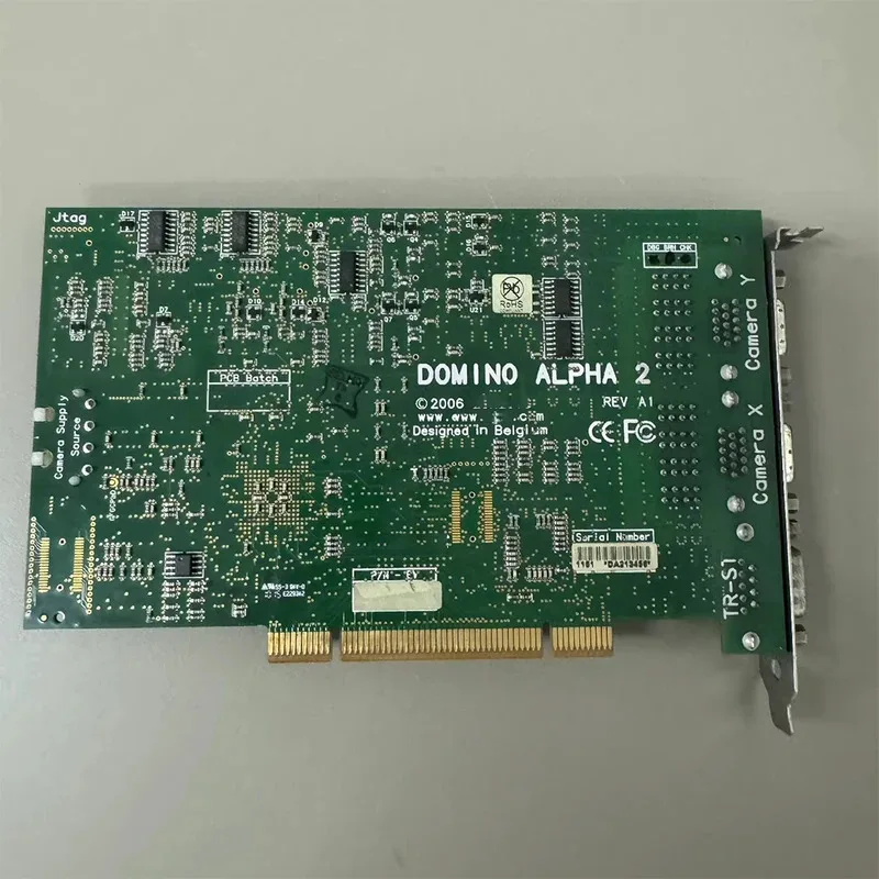 Para ADLINK Domino Alpha 2 Grabber de quadro industrial, captura analógica de canal duplo, ADC de 32 MHz, interface PCI, com MultiCam SDK