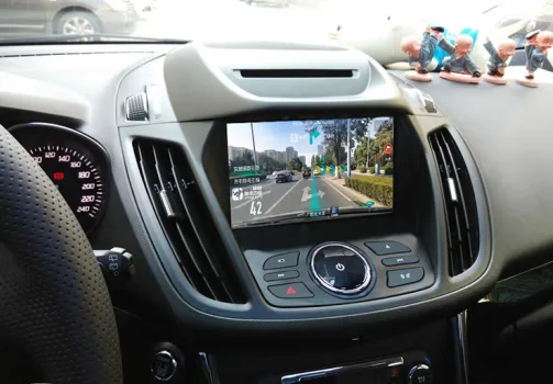 

Для Ford Kuga 2017-2018 tesla style сохранить оригинальные Автомобильные CD, Android большой экран DVD навигационная система, GPS