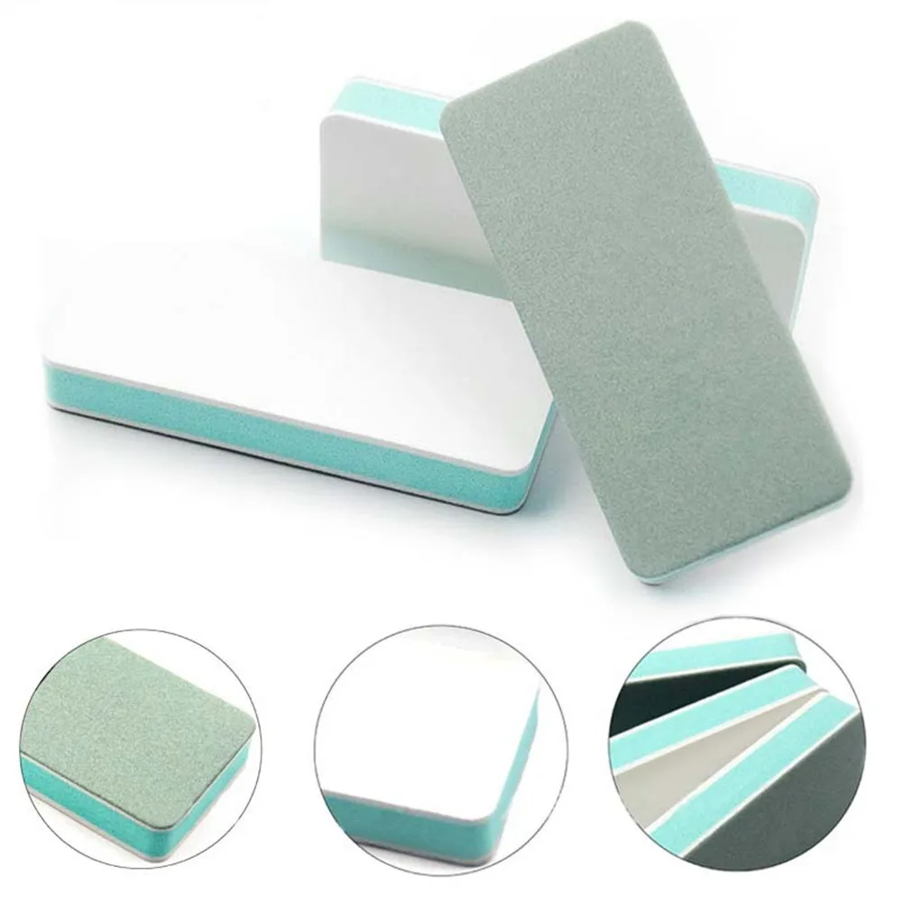 5Pcs Watch Case Polishing Block 600# Green & 3000# White Grit, EVA Quartz Sand Silicon Carbide Scratch Remover
