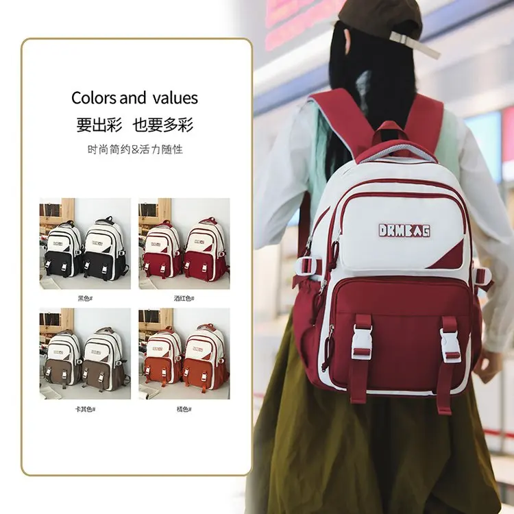 

Autumn New 160 Casual Versatile Backpack Small Backpack To Reduce The Burden Korean Version Cute High School Student Schoolbag