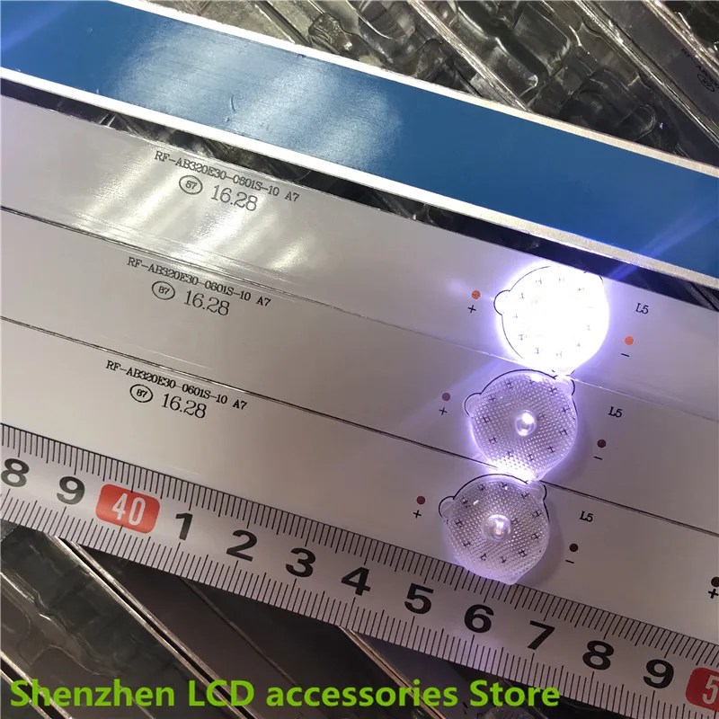 Rf-ab320e30-0601s-10 595 مللي متر 6LED 32 بوصة استخدام LCD TV الخلفية بار الألومنيوم 100% جديد