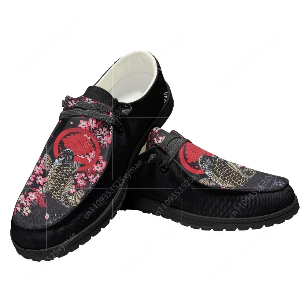 

Cherry Blossom Koi Carp Fish Japanese Sakura Casual Shoes Men Woman Flat Shoe Breathable Outdoor Lightweight On foot Shoe