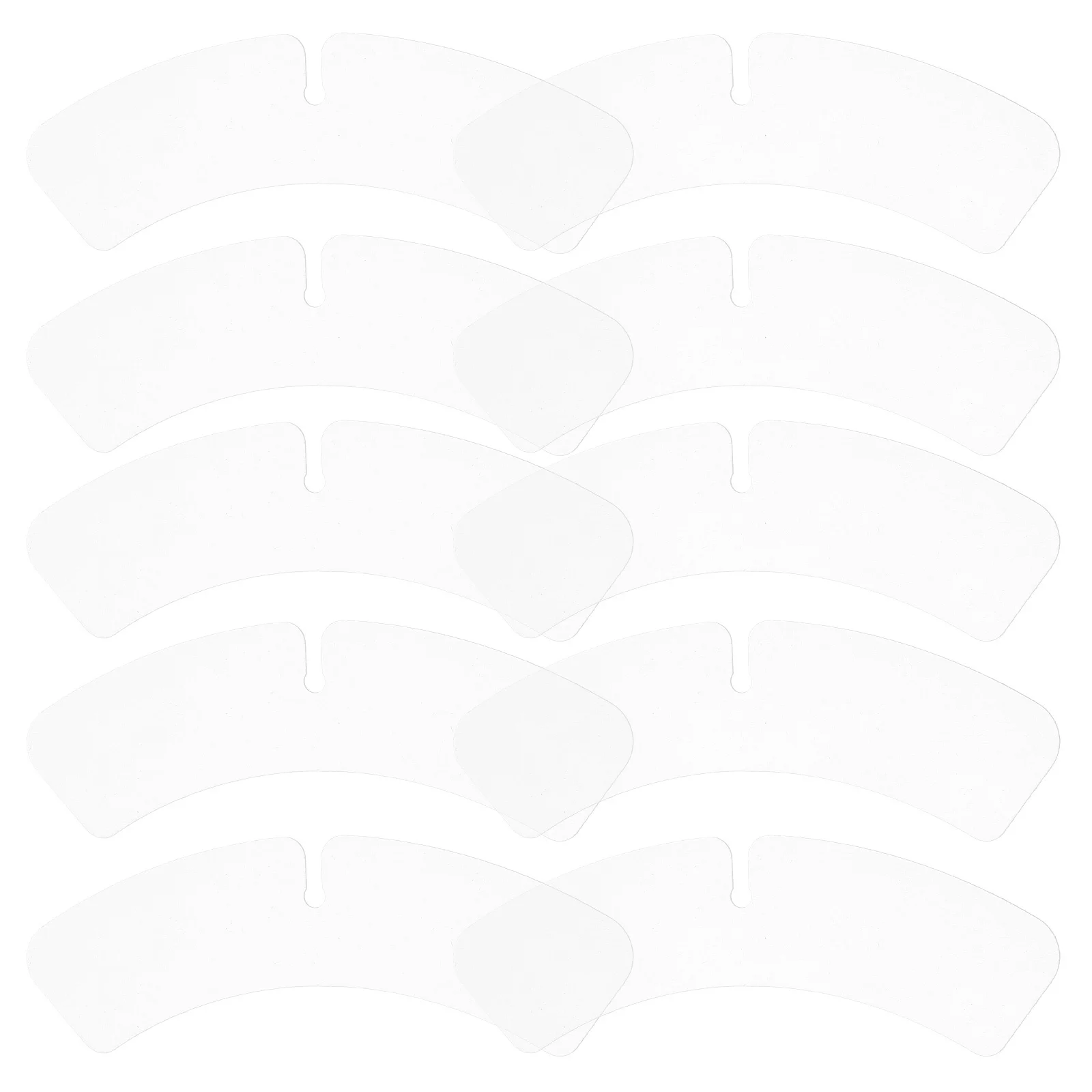 100개 칼라 스테이 시스템 재사용 가능한 신뢰할 수 있는 플라스틱 셔츠 칼라 고정 용품 셔츠 익스텐더 칼라 스테이