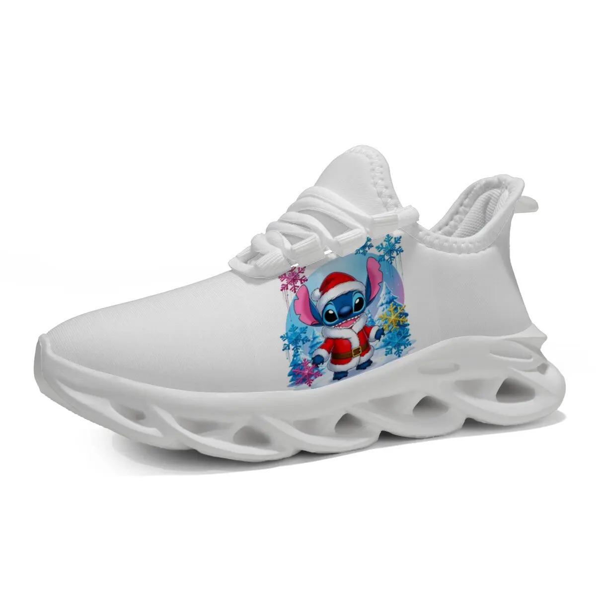 

Casual Shoes Kid Sneakers Girls Christmas Santa Stitch Shoes Sneakers for Children Boys Running Fashion Sports Shoes Gift