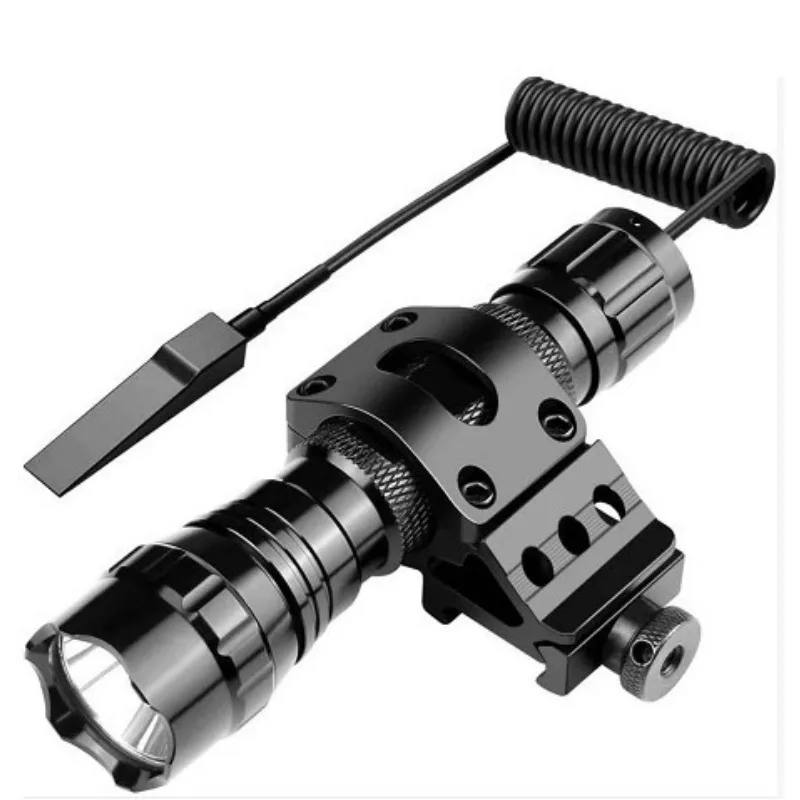 Tactical 25.4mm Quick Release Offset Flashlight Scope Mount 20mm Picatinny Rail 45 Degree Sight Hunting Gun Airsoft Accessories