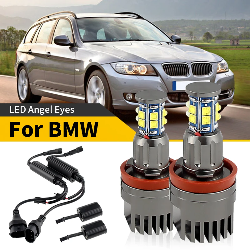 

2PCS LED Angel Eyes Headlights LED Halo Rings For BMW 3-series E91 touring Face lifted (328i, 328xi) 2009 2010 2011