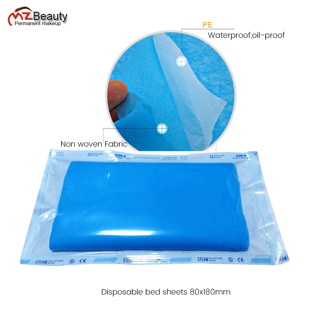 Sterilized Disposable Bed sheets Table Cover Waterproof Anti-oil Non-Woven Bed Sheets For  Solid Salon Travel use Tattoo Supply