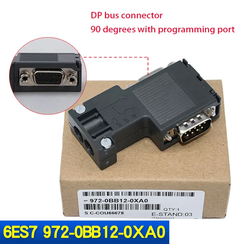 Compatible with DP connector 485 plug Profibus bus connector 6ES7972-0BA12-0XA0