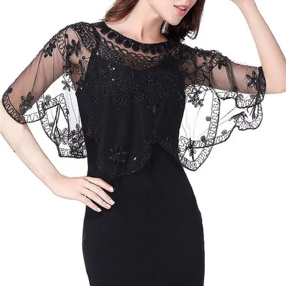 moda-malha-renda-ombro-fio-bordado-flor-transparente-lencos-de-casamento-xale-lantejoulas-vestido-decoracao-capas-de-noite-nupcial
