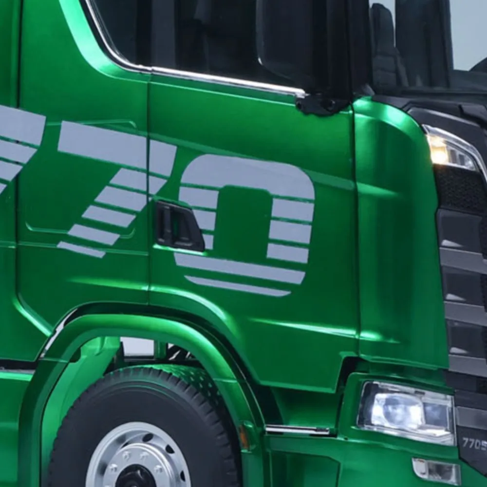 

TOUCAN 1/14 RTR Radio Control Tractor Truck 770S 6WD 2-Speed Transmission RC Lorry Car Openable Door Lights Sounds Smoke Vehicle