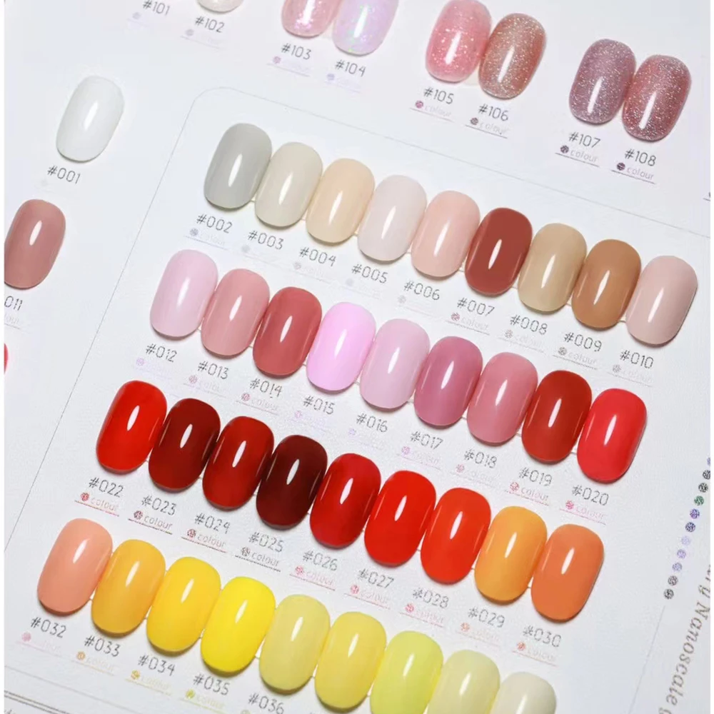 VINIMAY Gel Nail Polish Set 120 Colors With Color Card For Nail Salon Soak Off Manicure UV LED Gel Whole Set Varnish Kit 15ml