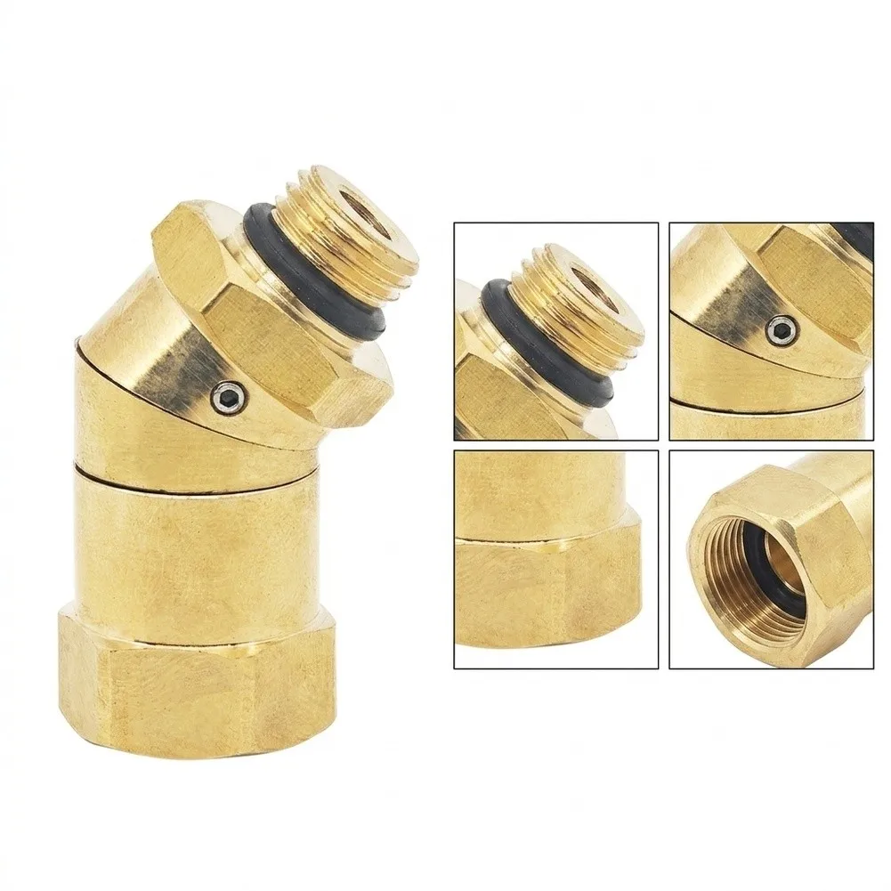 For Thorough Vehicle Clean Pressure Washer Joint Car Wash Adapter 360-degree Rotatable Design For M14 Pressure Washers