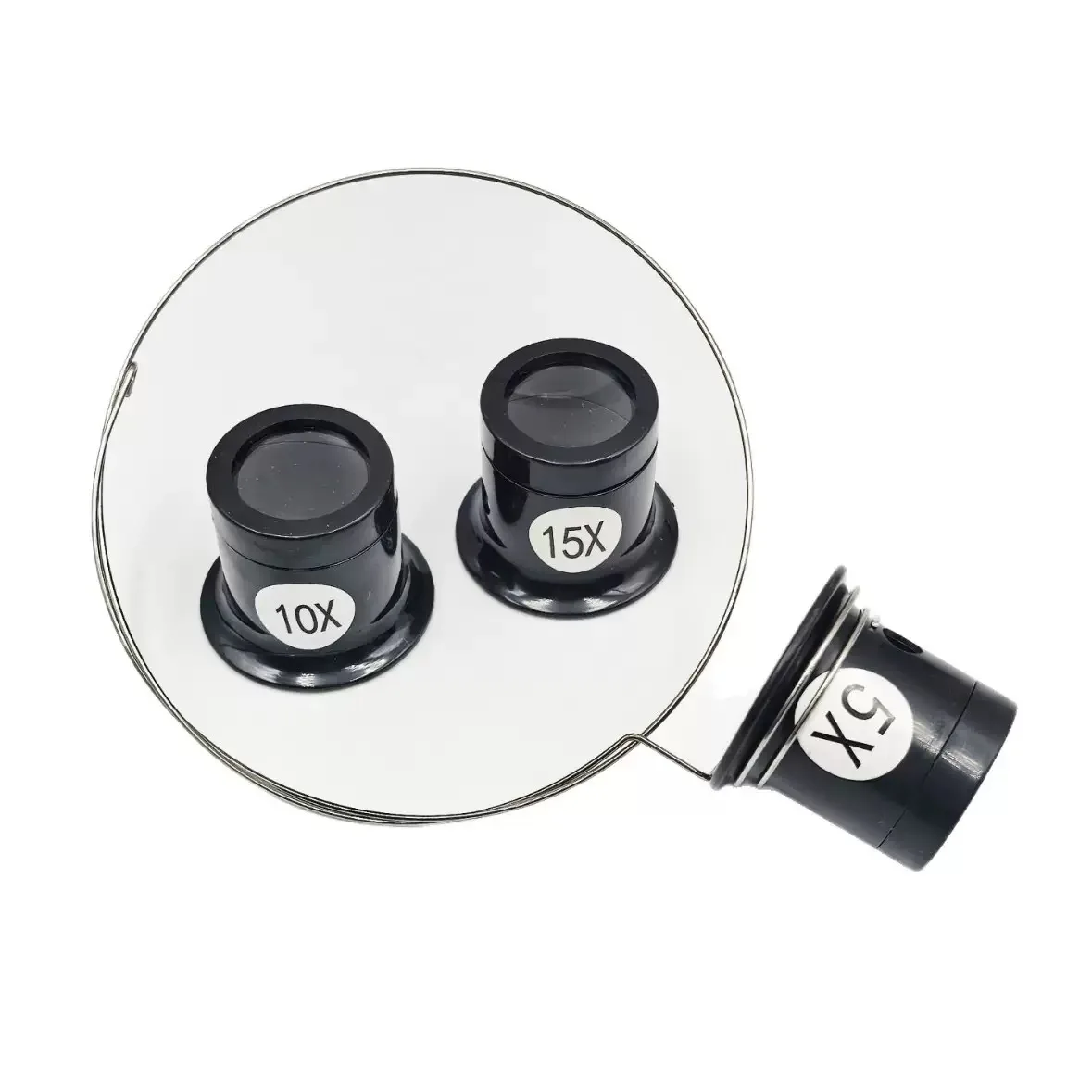 4Pcs Watch Magnifier Tool Eye Loupe Loop Magnifier Magnifying Glass Jewelry Magnifying Tools
