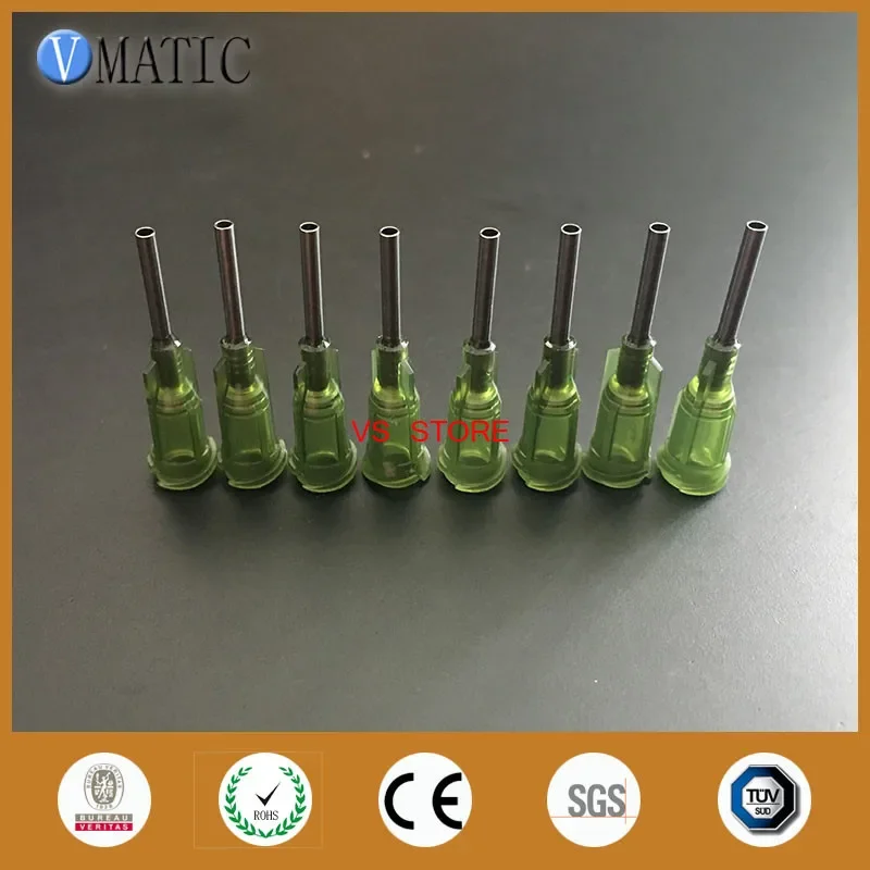 Free Shipping 14G Precision S.S. Dispensing Needle Tip 0.5" Length Glue Dispense Needles Tips 1/2 Inch