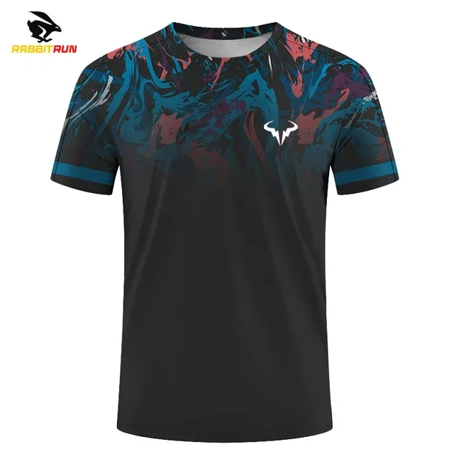 

Summer Badminton and Tennis Series 3D Printed Men's and Women's Outdoor Extreme Sports Short Sleeved O Neck Fashionabl T-shirt