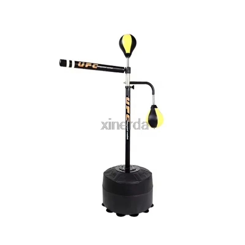 Stable Base Stand Boxen Set With Air Pump Speed Reaction Training Rod Bouncy Ball Punching Ball Boxing Tumbler Fitness Trainer