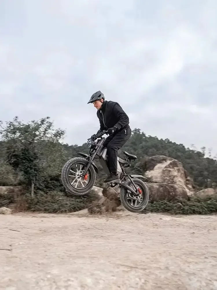 AliExpress NONE RZOGUWEX X5S Adult 1000W Electric Mountain Bike 48V 25Ah Battery 20-Inch Fat Tires All-Terrain Bicycle