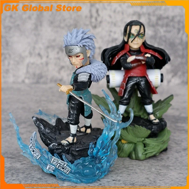 

11cm New Naruto Senju Tobirama Might Guy Anime Figure Peripheral PVC Model Statue Desktop Decoration Ornaments Kids Gifts Toys