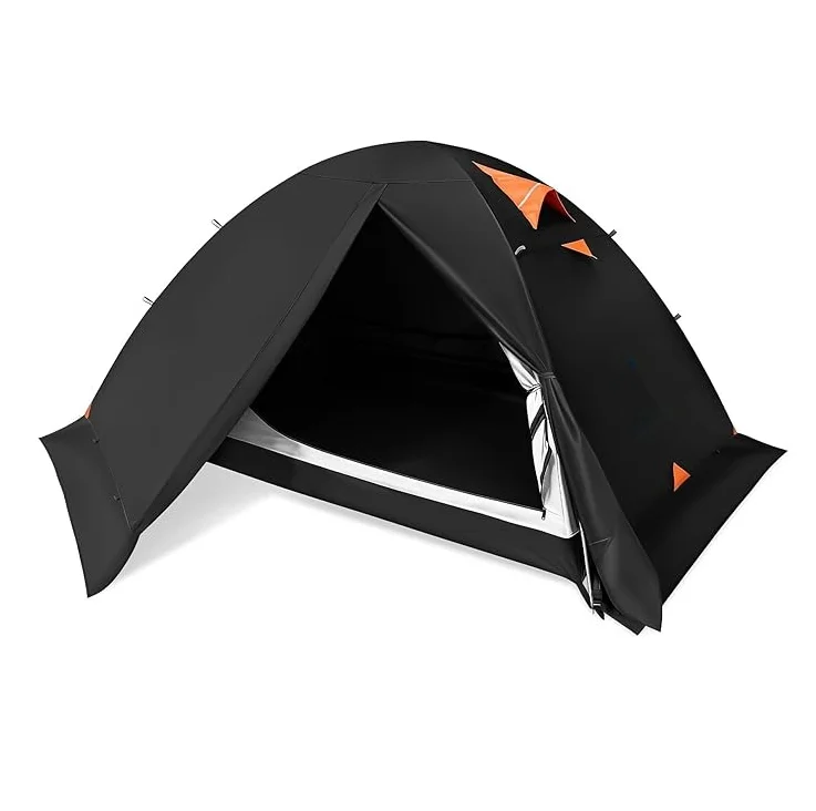 

Палатка для кемпинга на 2 человек с функцией затемнения - спите в темноте, водонепроницаемый тент, простая установка для походов, альпинизма, семейного отдыха