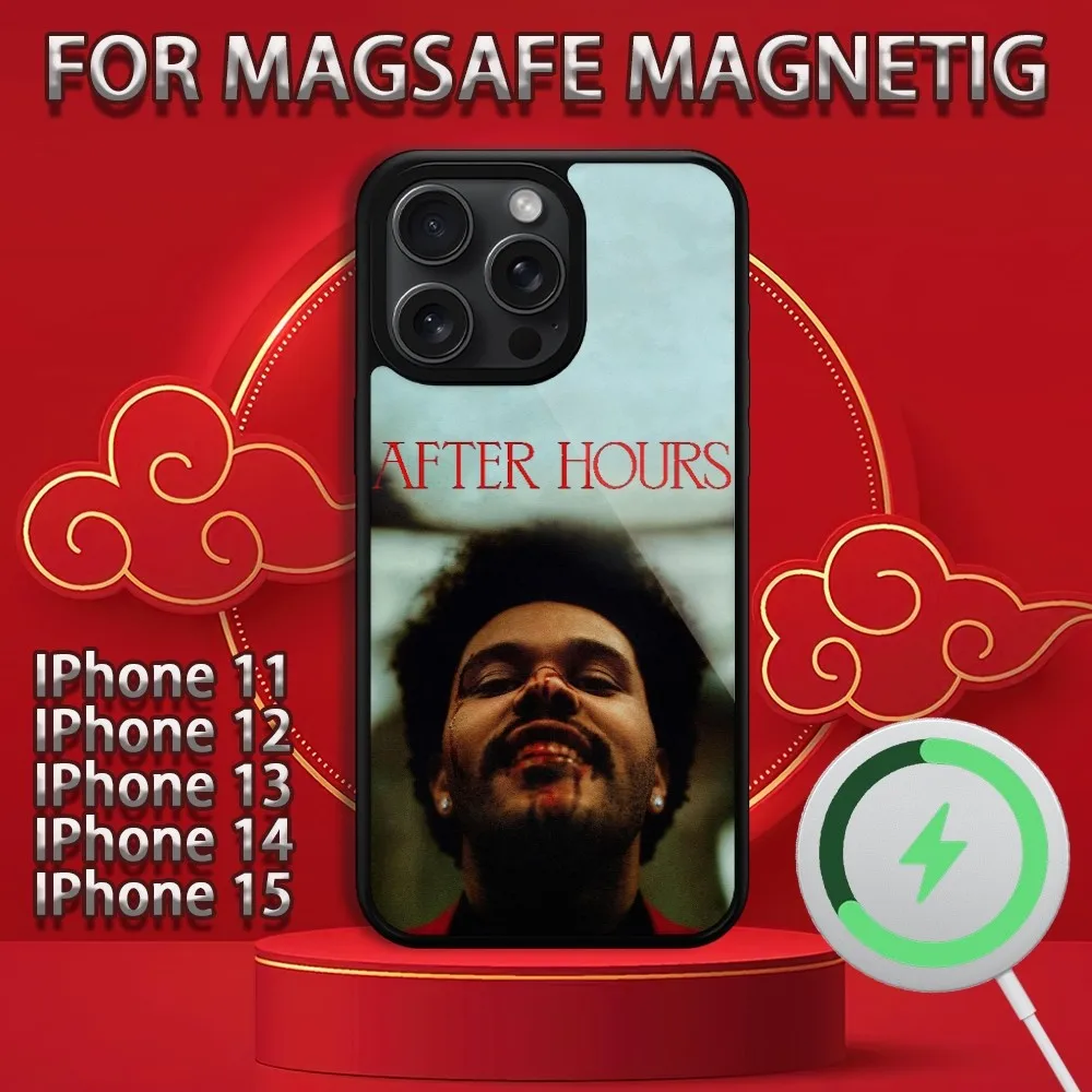 The Weeknd After Hours Singer  Phone Case For iPhone 15 14 13 12 11 Pro Max Plus Magsafe Magnetic Wireless Charging Cover