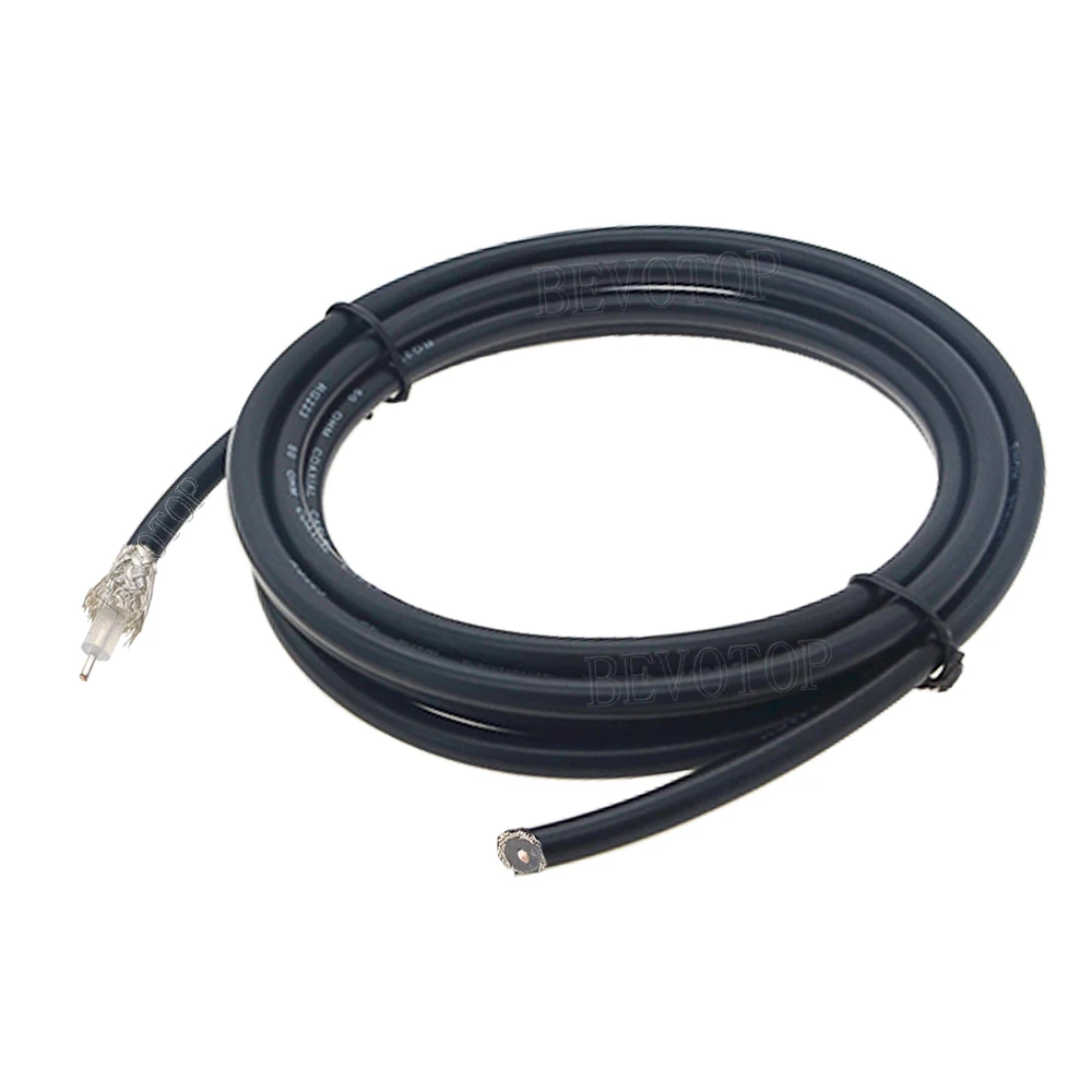 RG223 RG-223 Double Shielded RF Coaxial Cable Adapter Crimp for Connector Coax Low Loss Cable 50 Ohm