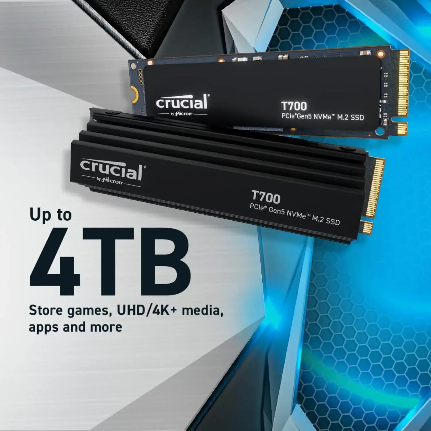 100% Original New Crucial T700 SSD 1TB 2TB 4TB M.2 PCIE5.0\CT2000T700SSD3\CT1000T700SSD3\CT1000T700SSD5\CT2000T700SSD5 manufactu