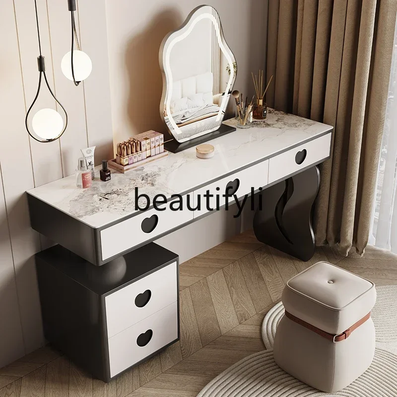 

Solid wood paint dresser chest integrated bedroom simple modern high-end makeup table