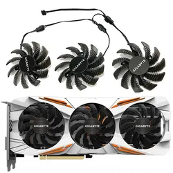 Novo 75mm t128010su pld08010s12h gtx 1080ti gpu fã, para gigabyte gtx1080 1070ti 1070 1060 fã de refrigeração da placa gráfica do jogo