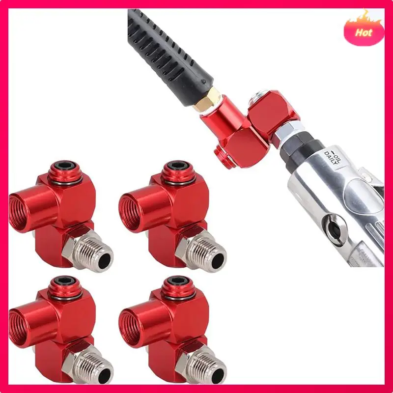 

16Pc 360 Degree Swivel Air Hose Connector 1/4In NPT Industrial Air Fittings Pneumatic Tool Adapter Air Hose Joint