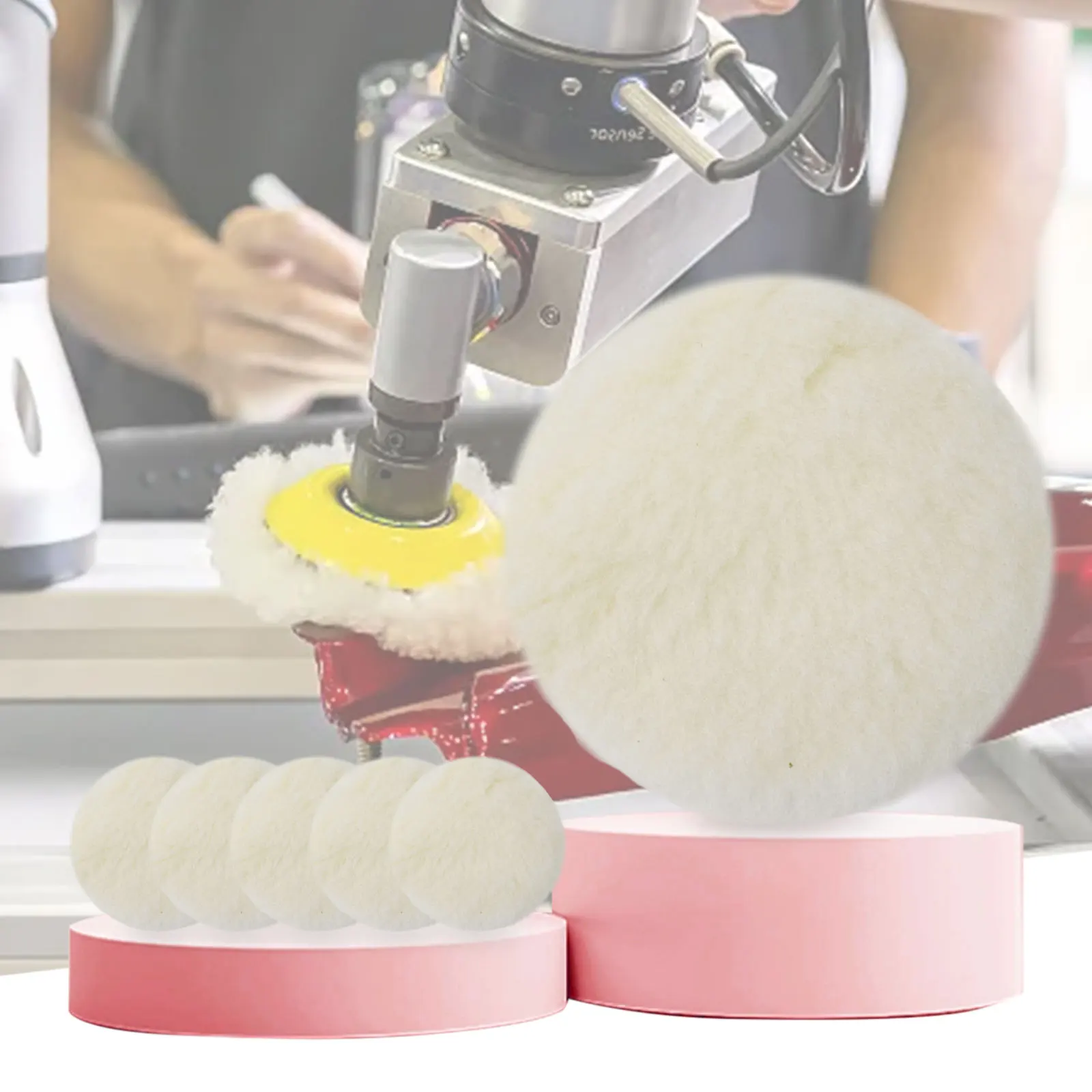 

Набор полировальных подушечек, морской буфер, шерсть ягненка, полировка, моющиеся 5-дюймовые аксессуары, полировальная подушечка для капота, практичная