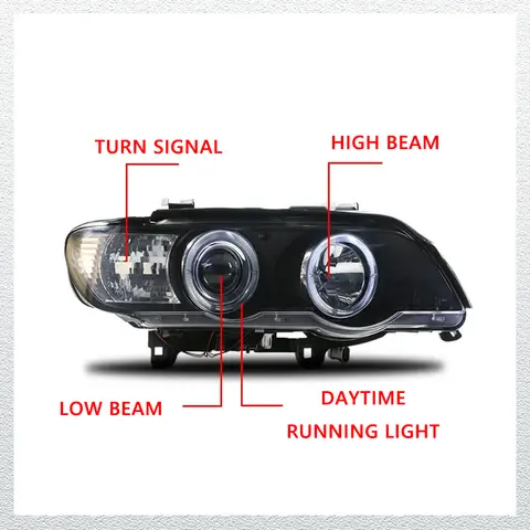 8 best sales bmw x5 e53 headlight - №5
