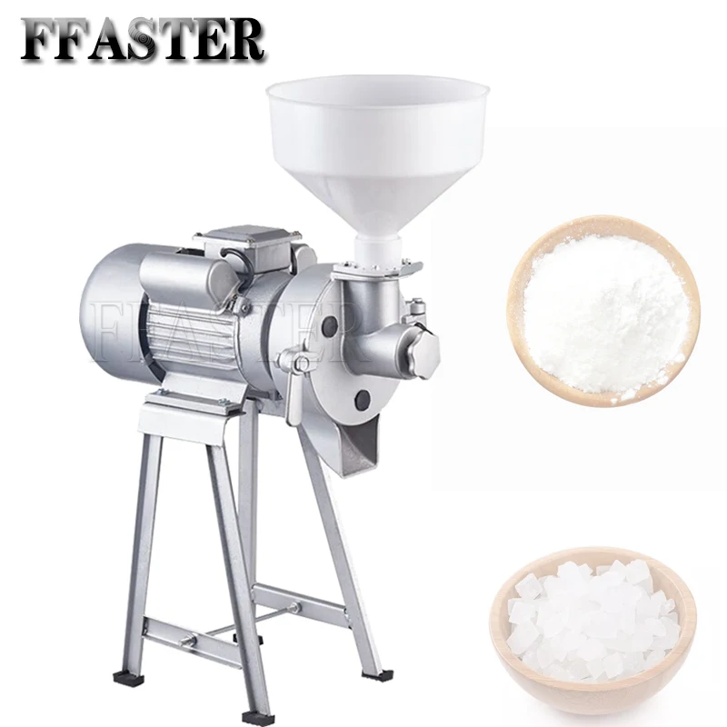 

Commercial Dry Wet Peanut Butter Machine Maker Grain Mill Grinder for Beans Tofu Sesame Chili Sauce Corn Flour Refiner 2200W