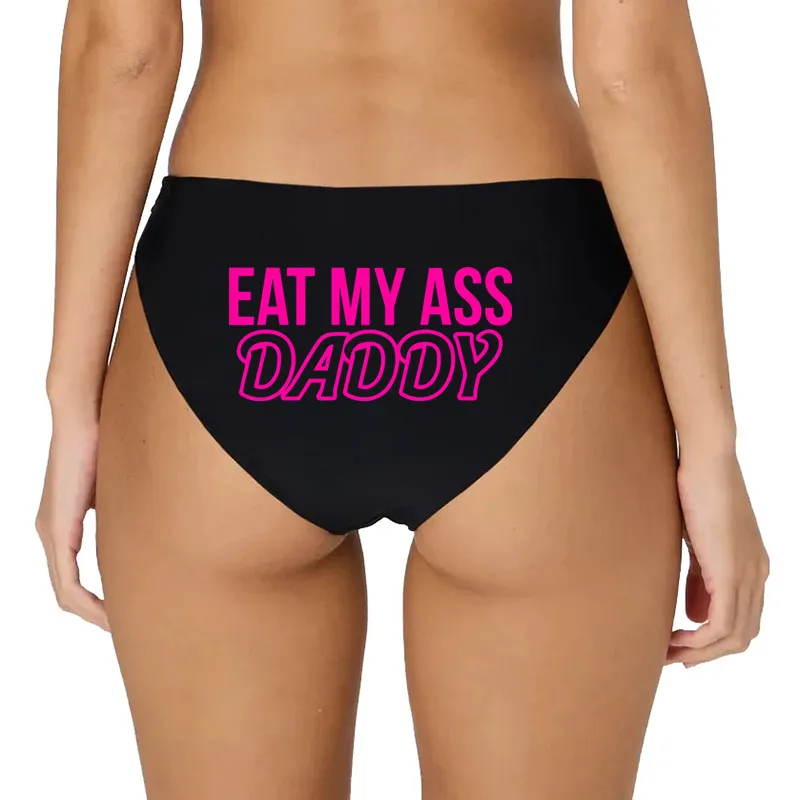 EAT MY ASS DADDY Women Sexy Panties Comfortable Female Underwear Seamless Panties Hot Underpants Lingerie Ladies Briefs - view 2
