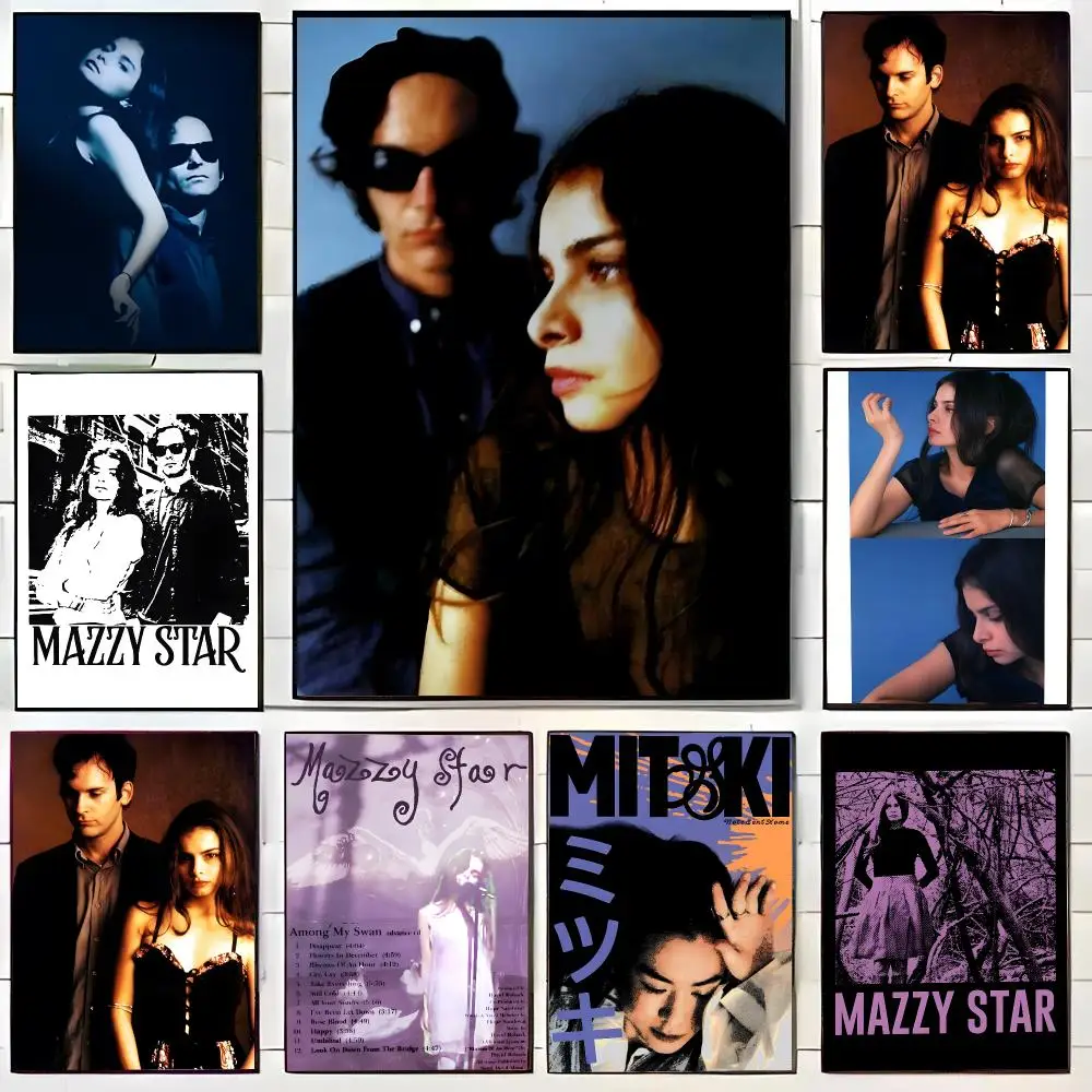 Mazzy Star Poster HD Self-Adhesive Wall Decals For Living Room & Bedroom Home Decor Gift