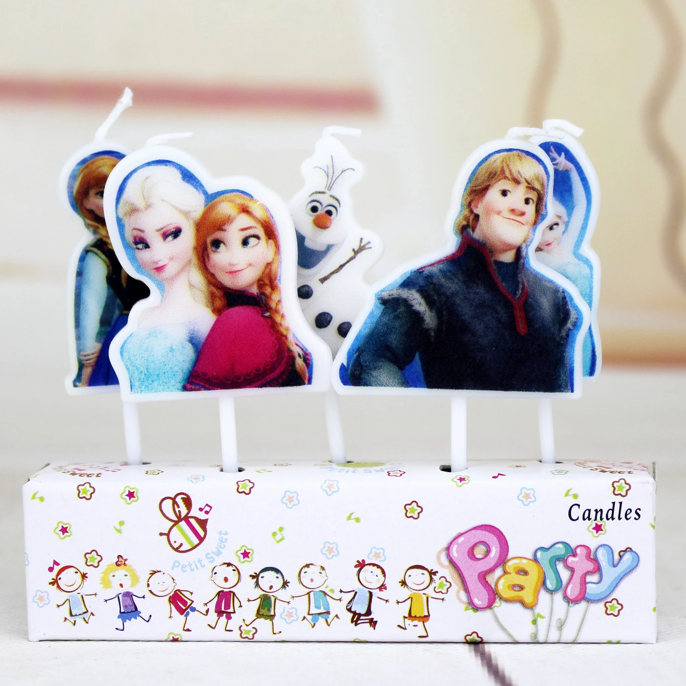 Frozen Candle Cars Spiderman Cute Cartoon Creative Kids Baking Cake Supplies Disney Birthday Party Decoration Candles Kids Gifts