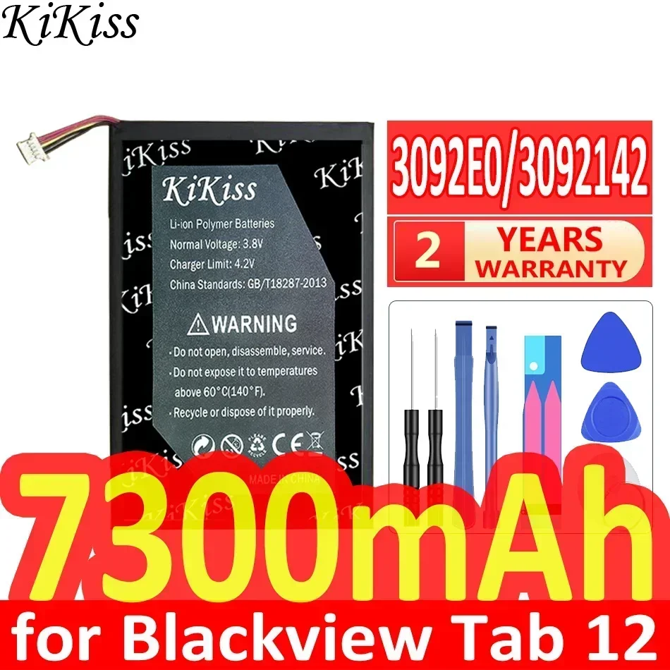 

KiKiss Battery 7300mAh 3092E0/3092142 for Blackview Tab 12 tab12