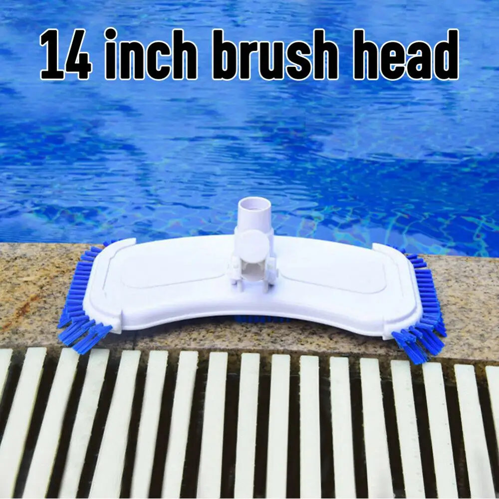 Swimming Pool Curved Vacuum Cleaner Suction Head Save Labour Bath Spas Hotel Shower Cleaning Brush Swimming Pool Cleaning Tools