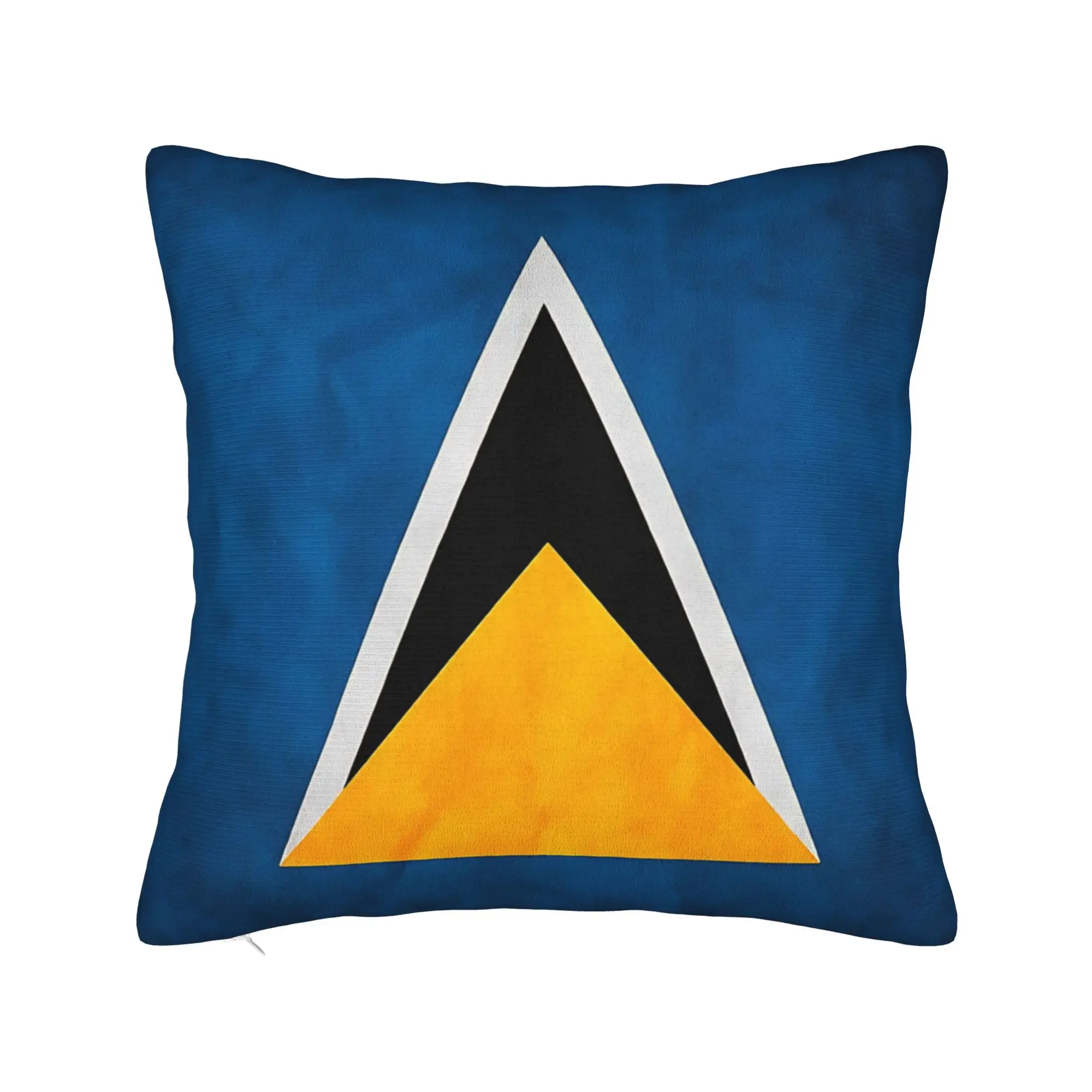 Saint Lucia  Saint Lucian Flag  National Flag Of Saint Lucia  Saint Lucian National Flag  Pillow Cover  Pillow Case