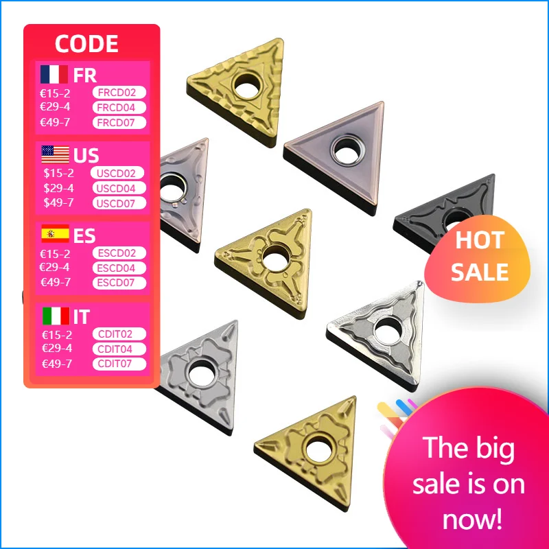 10Pcs TNMG160402 TN…