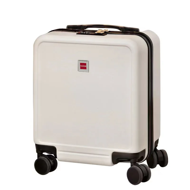 14 Inch Carry on Luggage with Wheels Travel Suitcases Bag ABS+PC Lightweight Combination Lock Fashion Trolley Luggage