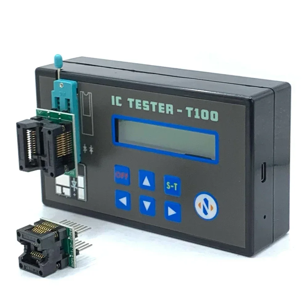 

LED Integrated Circuit Tester Transistor Tester Circuit IC Chip Detection General For Test Logic Chips 74HC 74LS CD40 45/145