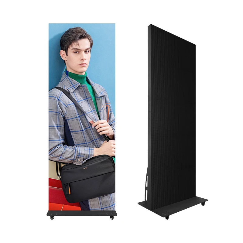 Factory Popular Foldable 4K8K indoor P2.5 HD LED Foster Screen for Shopping Mall Large Advertising for Media & Welcome Display