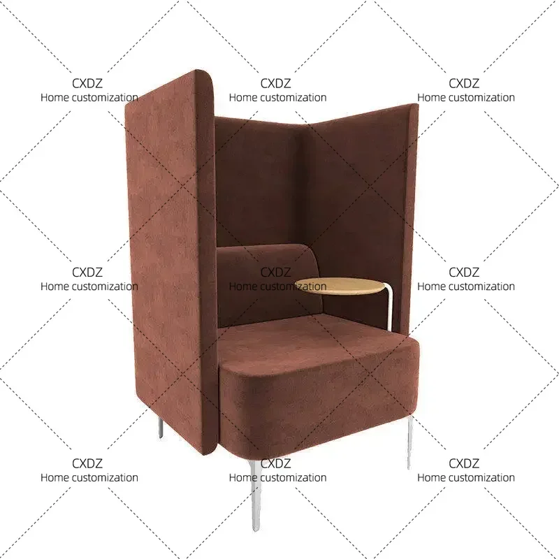 XX creative lounge area high back card seat sofa library coffee shop sofa