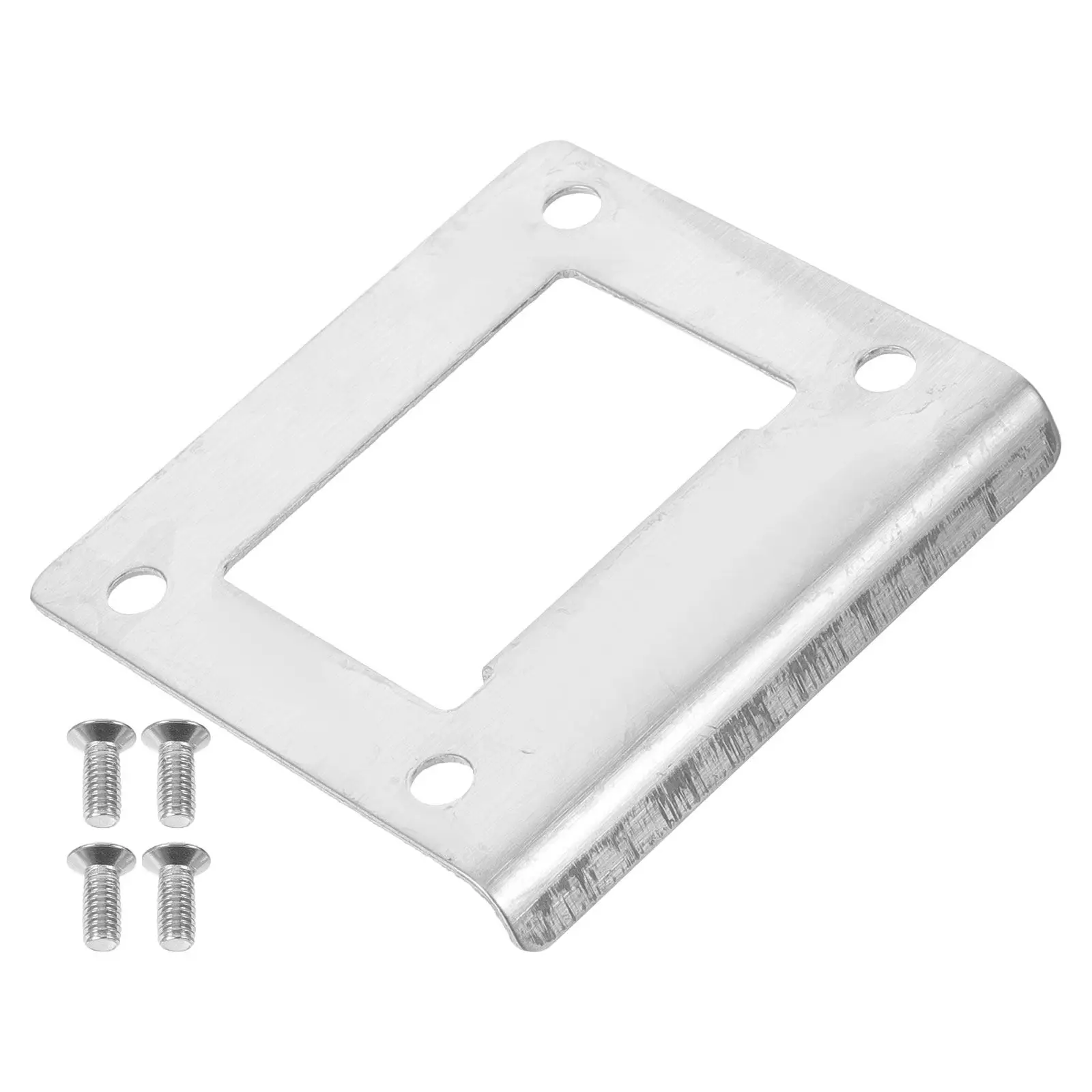 

Door Frame Strike Plate Stainless Steel Thickened Deadbolt Lock Plate Easy Install Rust Resistant Security Reinforcement Kit