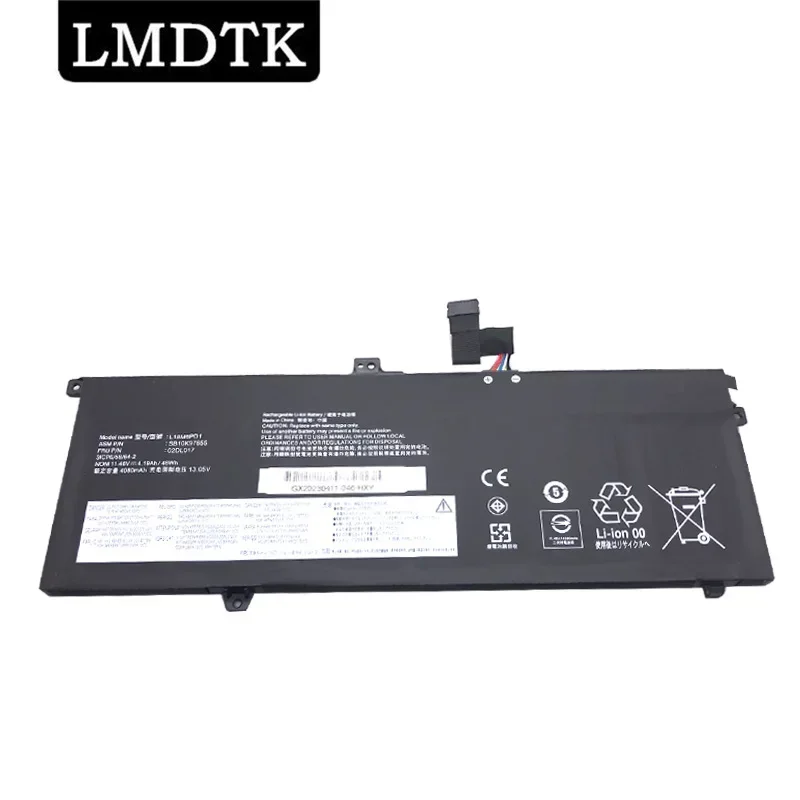 

LMDTK Новый L18M6PD1 Аккумулятор для ноутбука Lenovo ThinkPad X390 X395 X13 1-го поколения серии L18C6PD1 L18L6PD1 02DL017 SB10K97655 02DL018