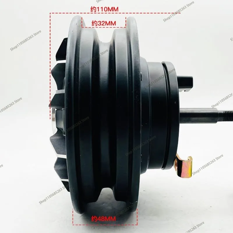 Single-side Shaft Motor for The Rear Wheel of The Elderly Electric Tricycle, Hub Brake Motor for The Wheel