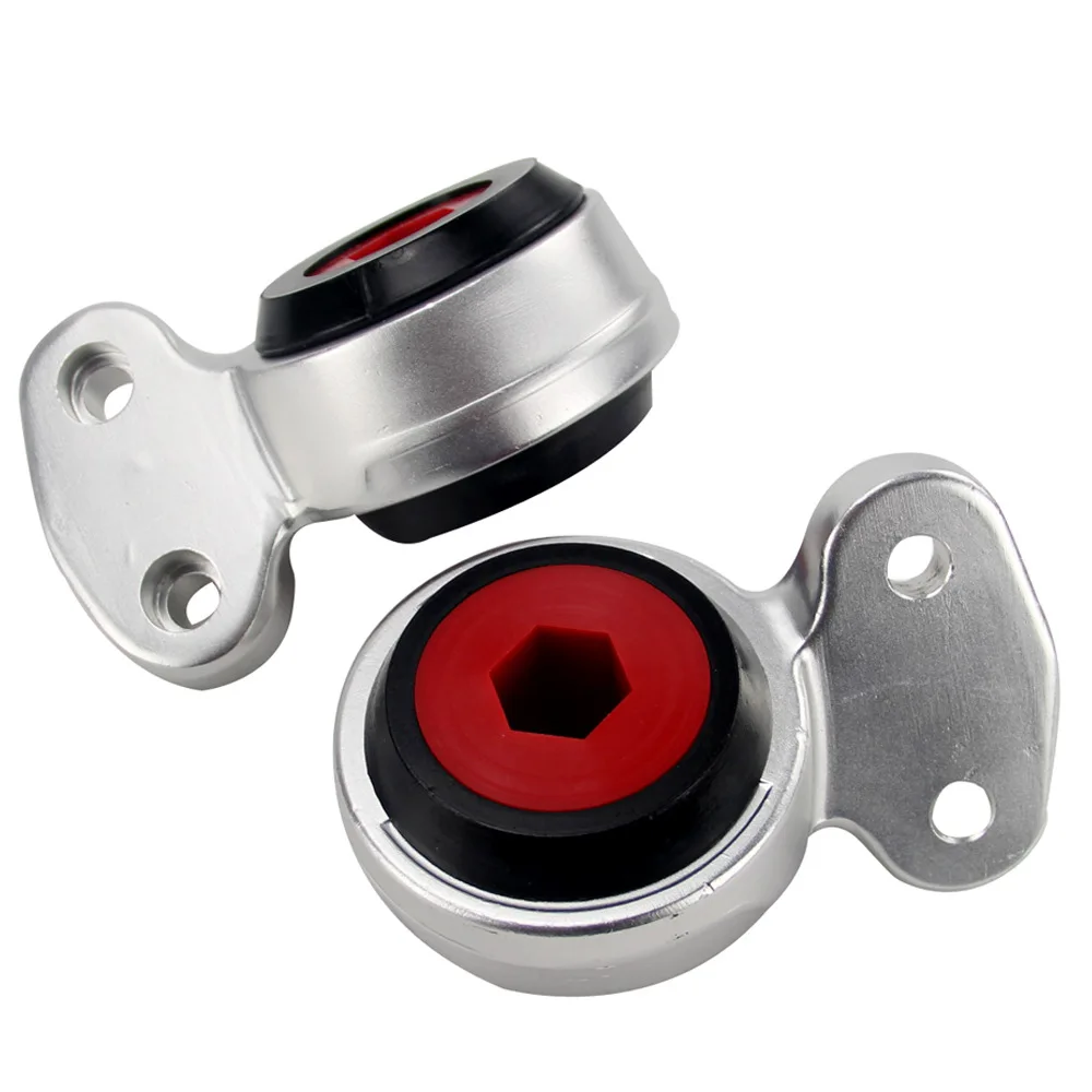 

For 99-06 Bmw E46 E85 325I 330I Z4 2 Red Polyurethane Front Control Arm Bushings