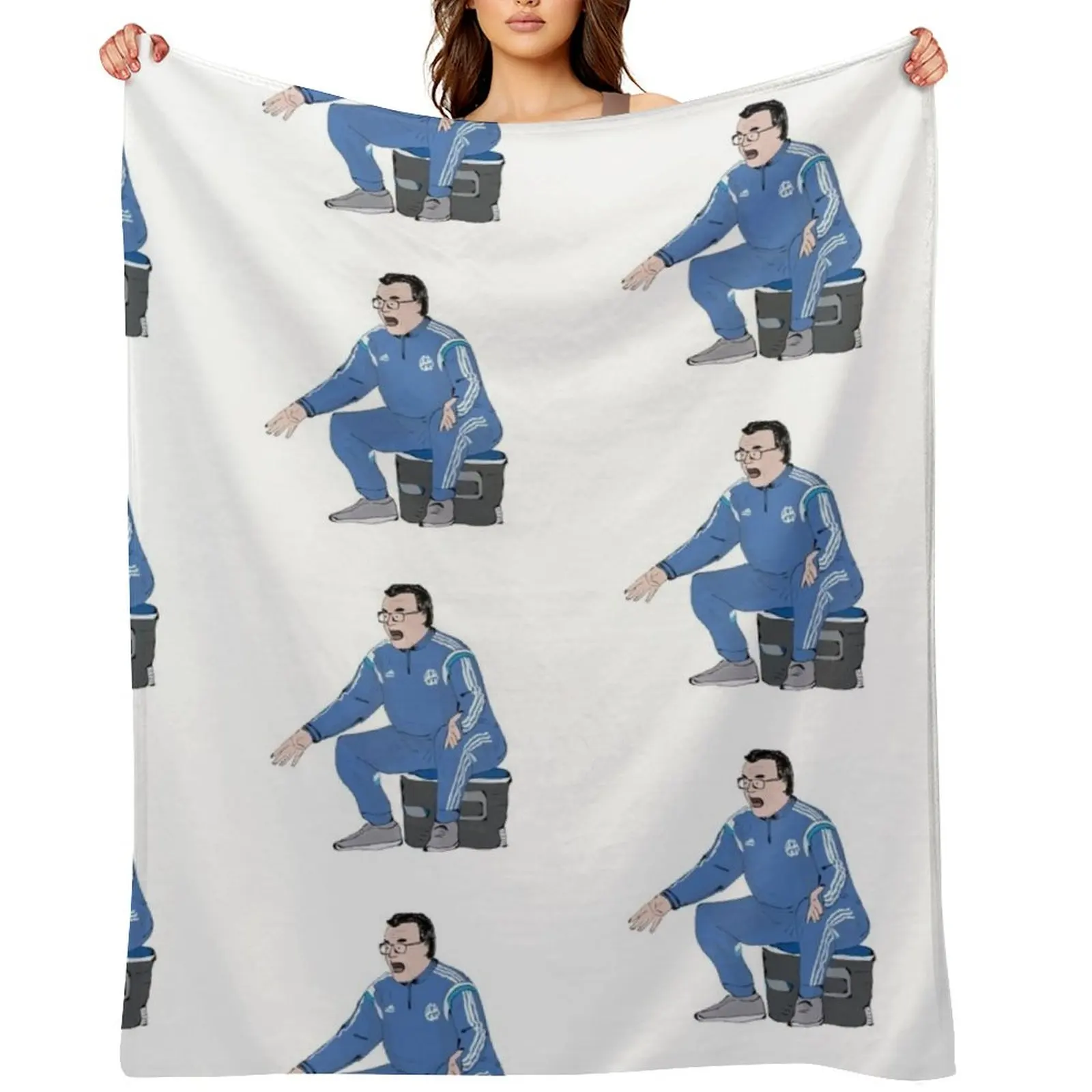 

Marcelo Bielsa OM Throw Blanket cosplay anime For Sofa Thin For Baby Thermal Blankets