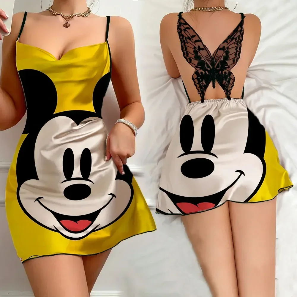 

Модная ночная рубашка Minnies, женская ночная рубашка, ночные рубашки, лето 2021, женские пижамы, женская одежда для девочек, платье, пижамы